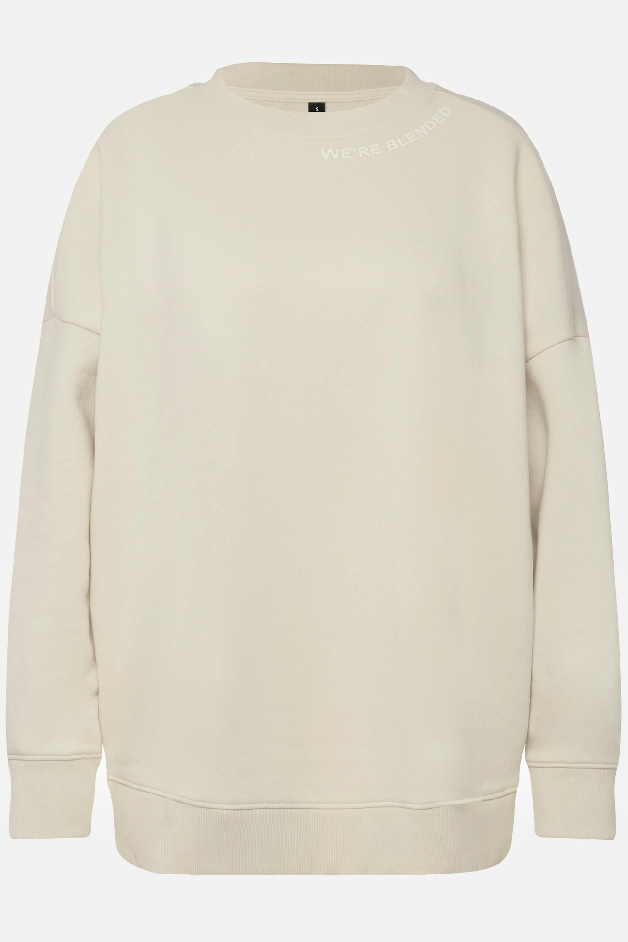 Studio Untold  Sweat-shirt# oversize à col rond et manches longues, unisexe 