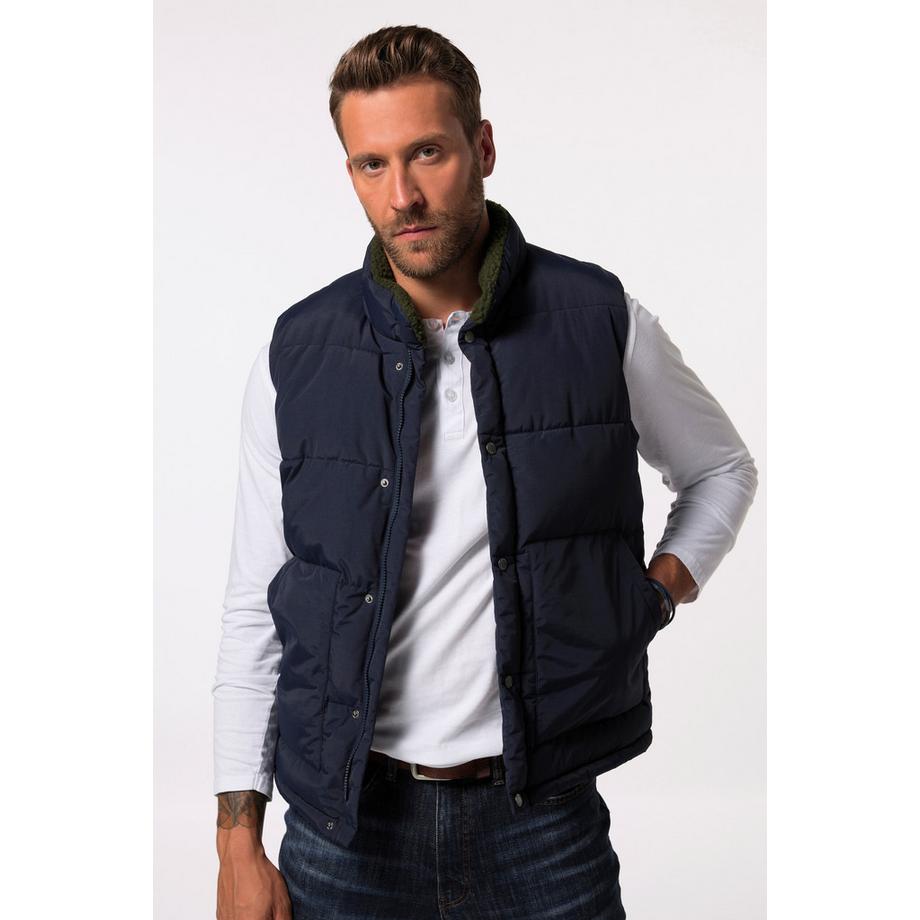 JP1880 Gilet Outdoor Fodera Teddy Collo Alto  