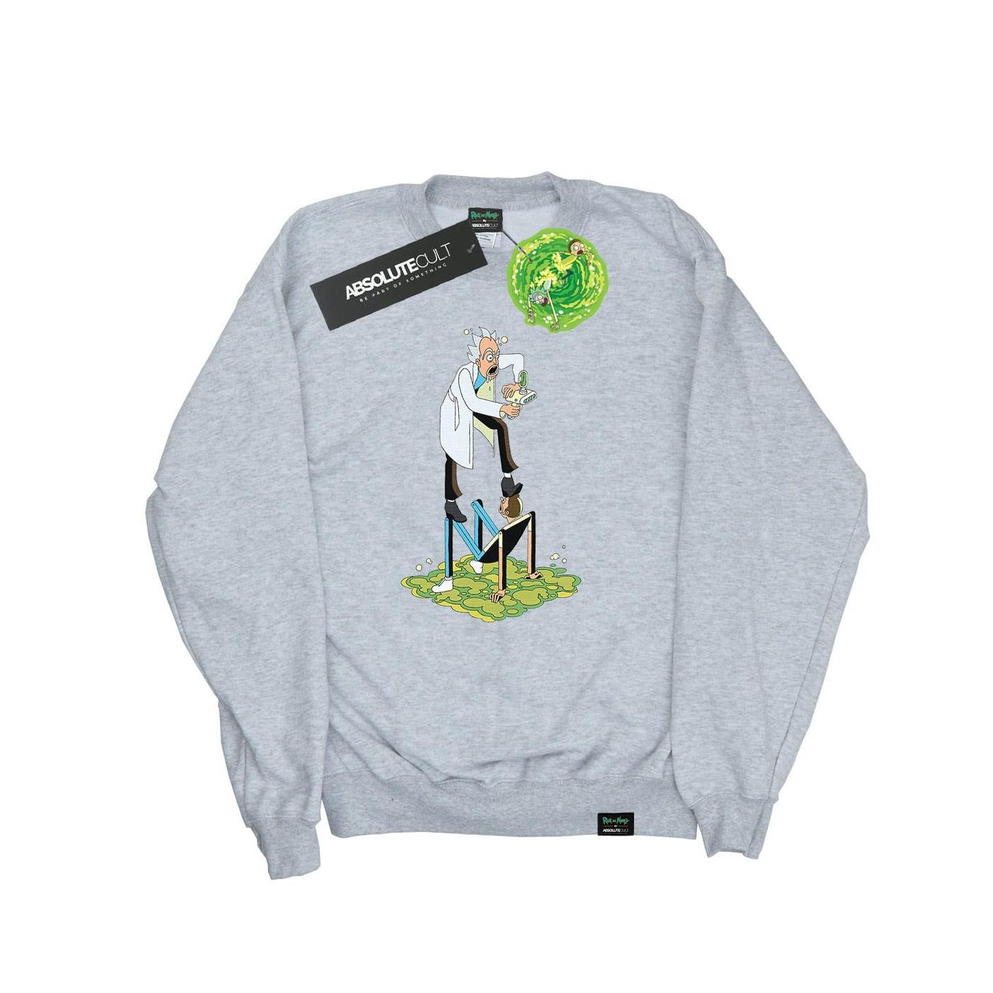 Image of Stylised Characters Sweatshirt Damen Grau L