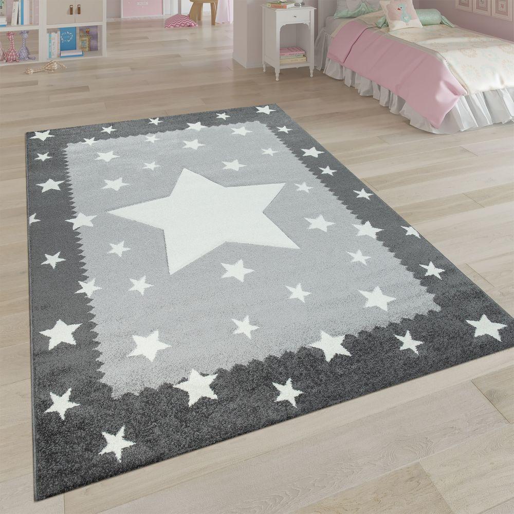 Paco Home Jouez à l'étoile de la chambre des enfants du tapis  