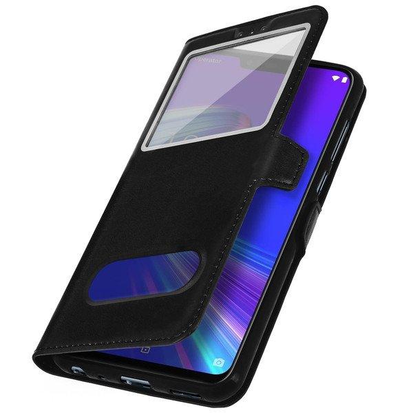 Avizar  Étui Fenêtre ZenFone Max M2 Noir 