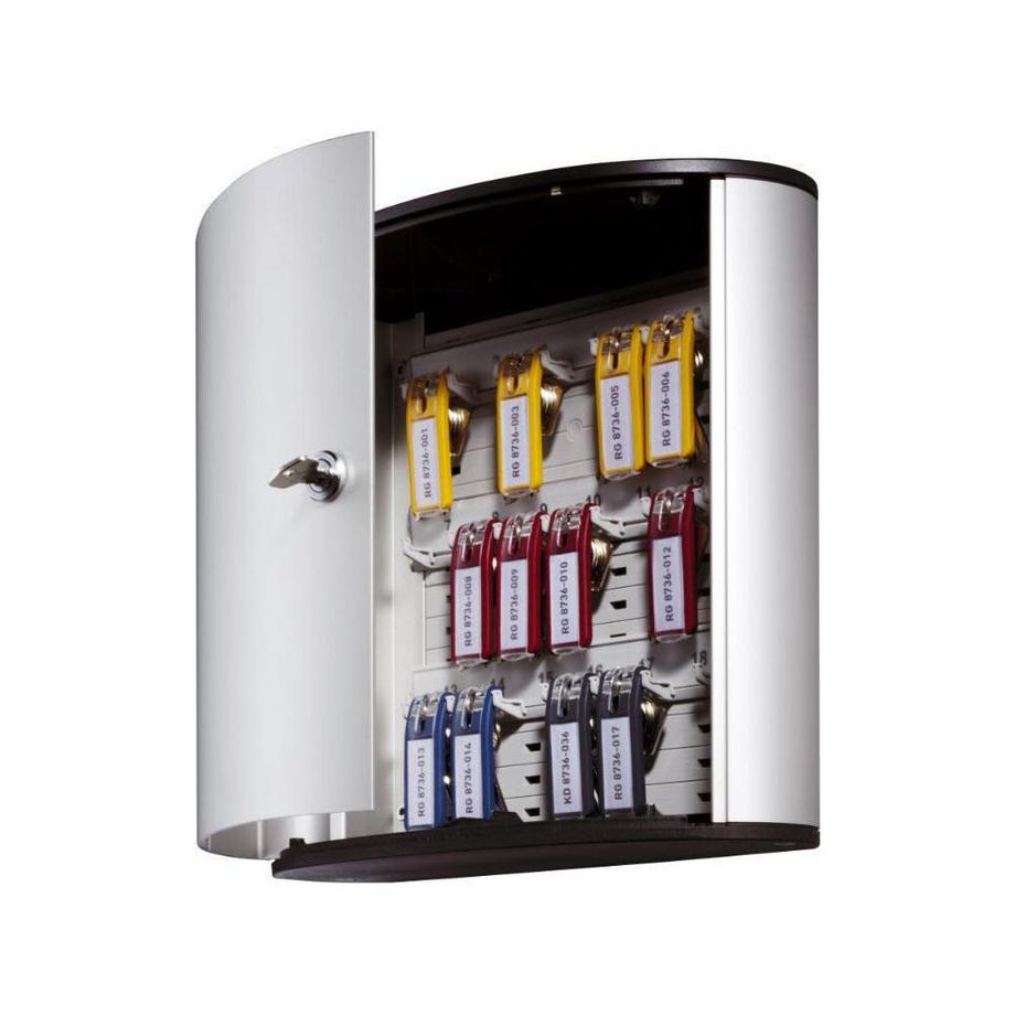 DURABLE Cassetta porta chiavi KEY BOX 18 - 1951  Numero di ganci 18 Argento (Metallizzato)  