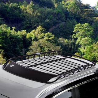 B2X Dachkorb Universal Aerodynamisches Design Auto Dachgepäckträger 120 x 98 x 17 cm Schwarz  