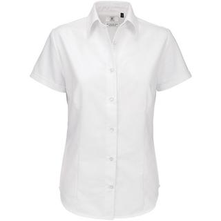 B and C  B&C Oxford Bluse, kurzarm 