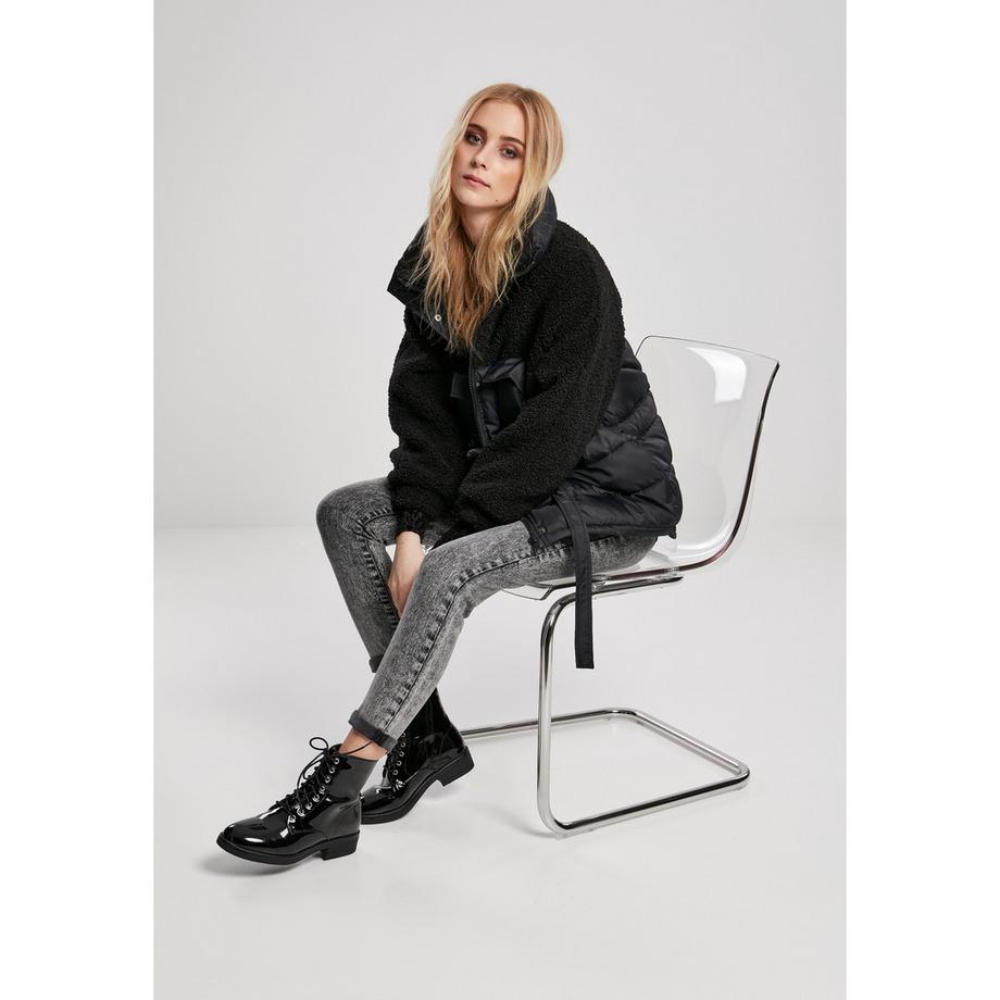 URBAN CLASSICS Giacca Sherpa Mix Puffer  