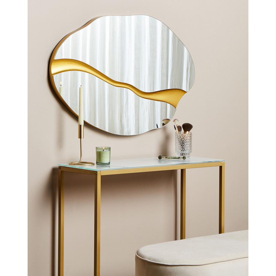 Beliani Wandspiegel aus MDF-Platte Industriell POIVRES  