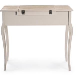 mutoni Coiffeuse console avec miroir de rangement Clarisse 90cm  