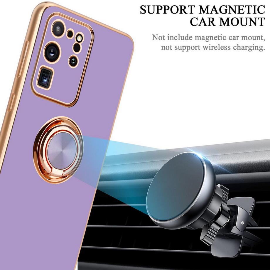 Cadorabo  Hülle für Samsung Galaxy S20 ULTRA mit Ring - Schutzhülle 