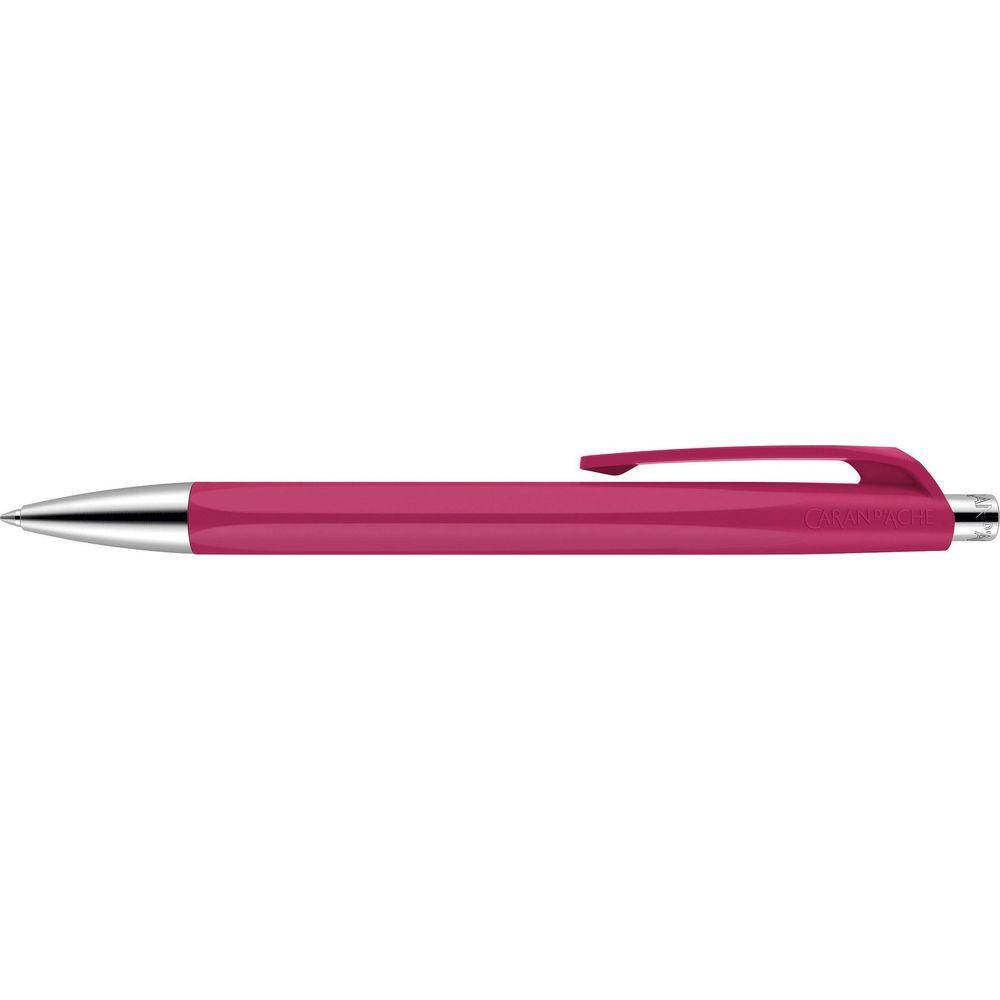 Image of Caran d-Ache 888 Infinite Blau Clip-on-Einziehkugelschreiber Medium 1 Stück(e) Pink