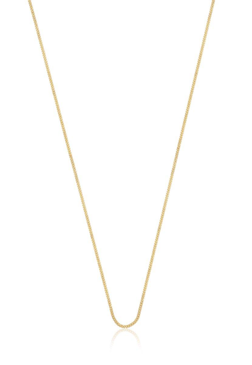 MUAU Schmuck  Collier Panzer Gelbgold 750, 1mm, 38cm 