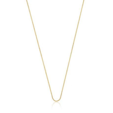 MUAU Schmuck  Collier Panzer Gelbgold 750, 1mm, 38cm 