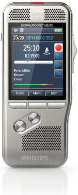 PHILIPS  Digital Pocket Memo 8100 Integrator Mit Schiebeschalter INT, ohne Software 