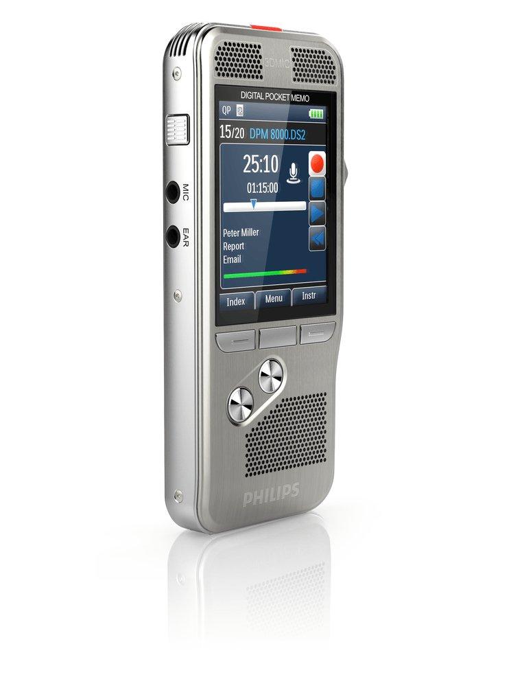 PHILIPS  Digital Pocket Memo 8100 Integrator Mit Schiebeschalter INT, ohne Software 