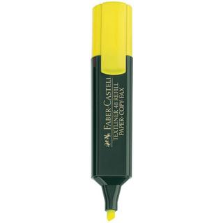 Faber-Castell Faber-Castell 154807 evidenziatore 1 pz Punta smussata Giallo  