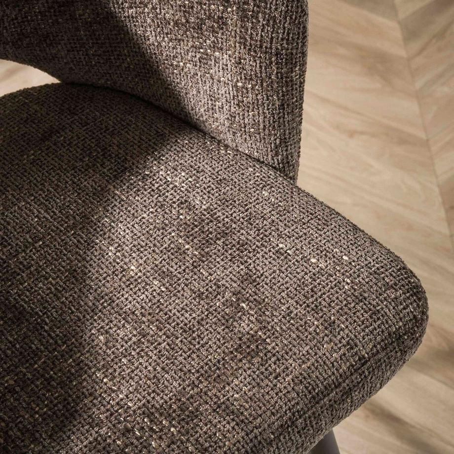 mutoni Sedia da bar Salon Tissee marrone carico  