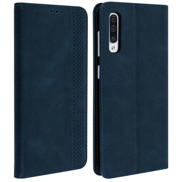 Image of Vintage Retrohülle Galaxy A50 Dunkelblau