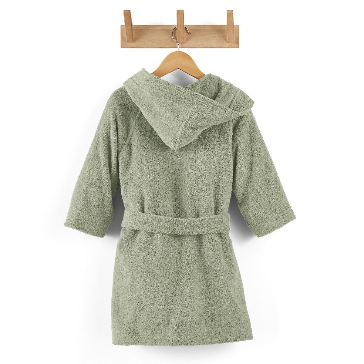 Image of Peignoir Enfant À Capuche 450 G/m² Unisex Grün 8-10A