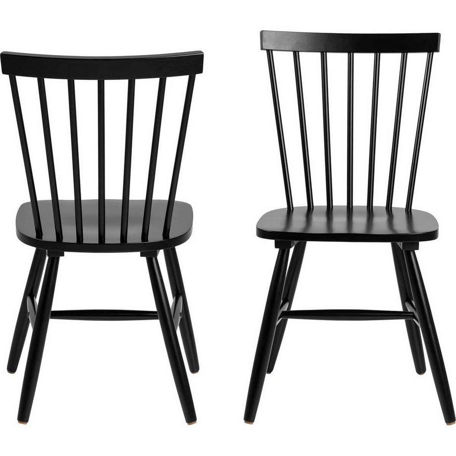 mutoni Sedia da pranzo Norway nera (1 pezzo)  