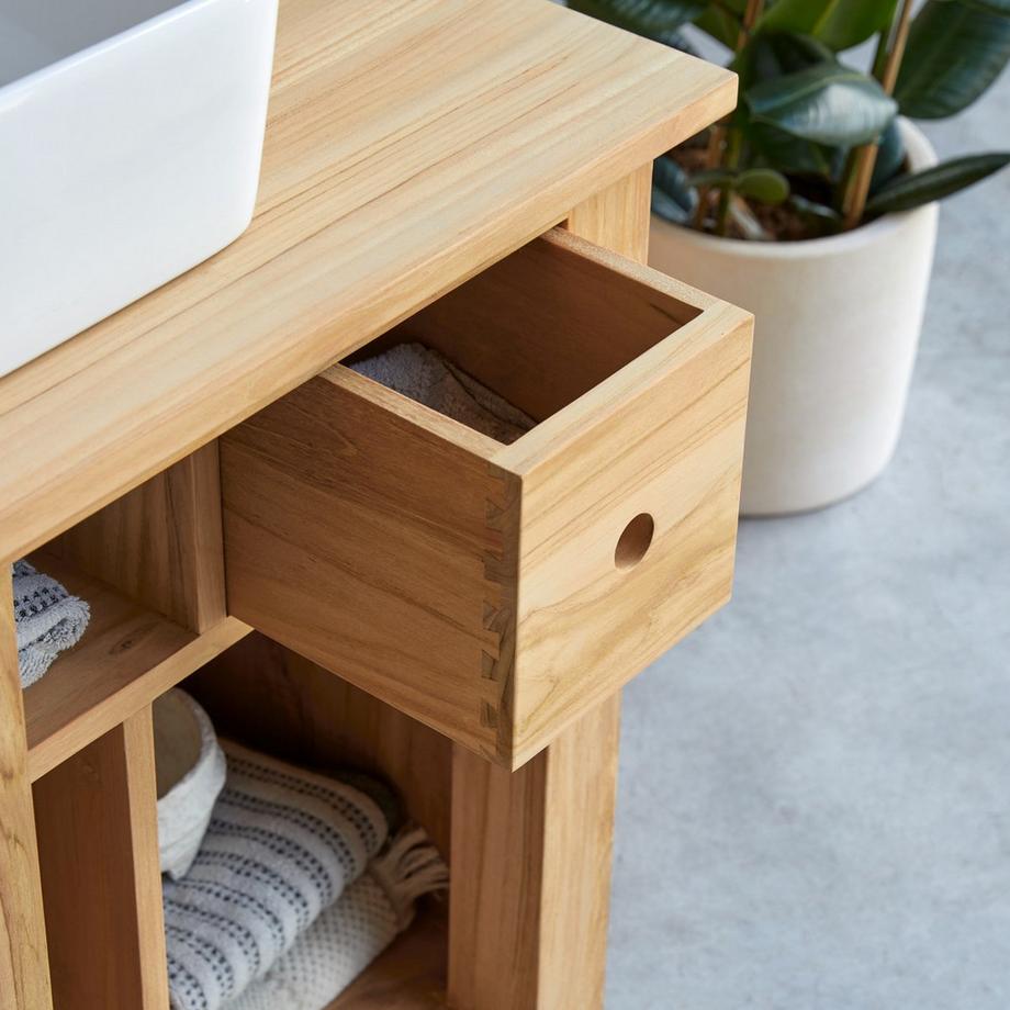 Tikamoon Waschtisch aus Teak 95 Coline  