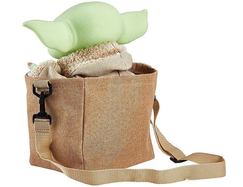 Mattel  Disney Star Wars Mandalorian The Child Baby Yoda Funktionsplüsch & Tasche Geschenkset 