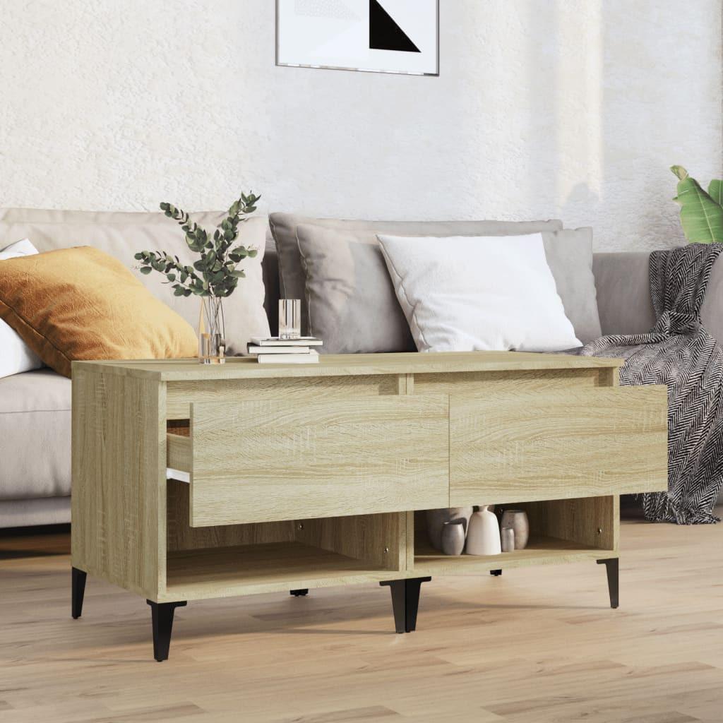 VidaXL Table d'appoint bois d'ingénierie  