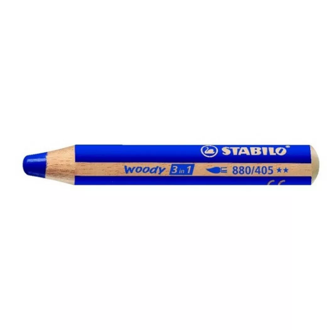 Stabilo Holzfarbstift woody 3 in 1 ultramarinblau