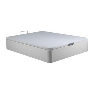 DREAMEA PLAY Rete letto contenitore in similpelle Bianco opaco ONIRY di DREAMEA Play  