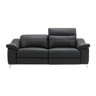 Vente-unique Relaxsofa elektrisch 3Sitzer CAROLE Leder  