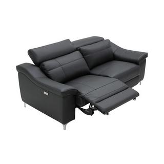 Vente-unique Relaxsofa elektrisch 3Sitzer CAROLE Leder  