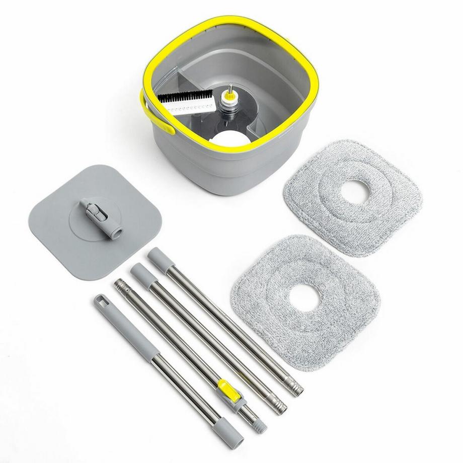 InnovaGoods  Selbstreinigender Mopp mit Wasserabscheider-Eimer 