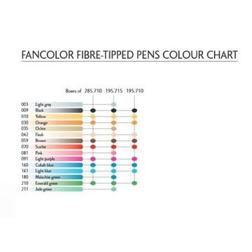 Fasermalstift Fancolor Maxi