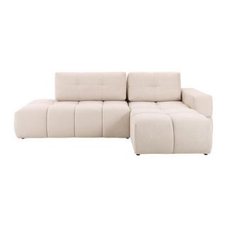 Vente-unique Ecksofa mit Schlaffunktion - Ecke rechts - Stoff - Beige - TRIMALDI  