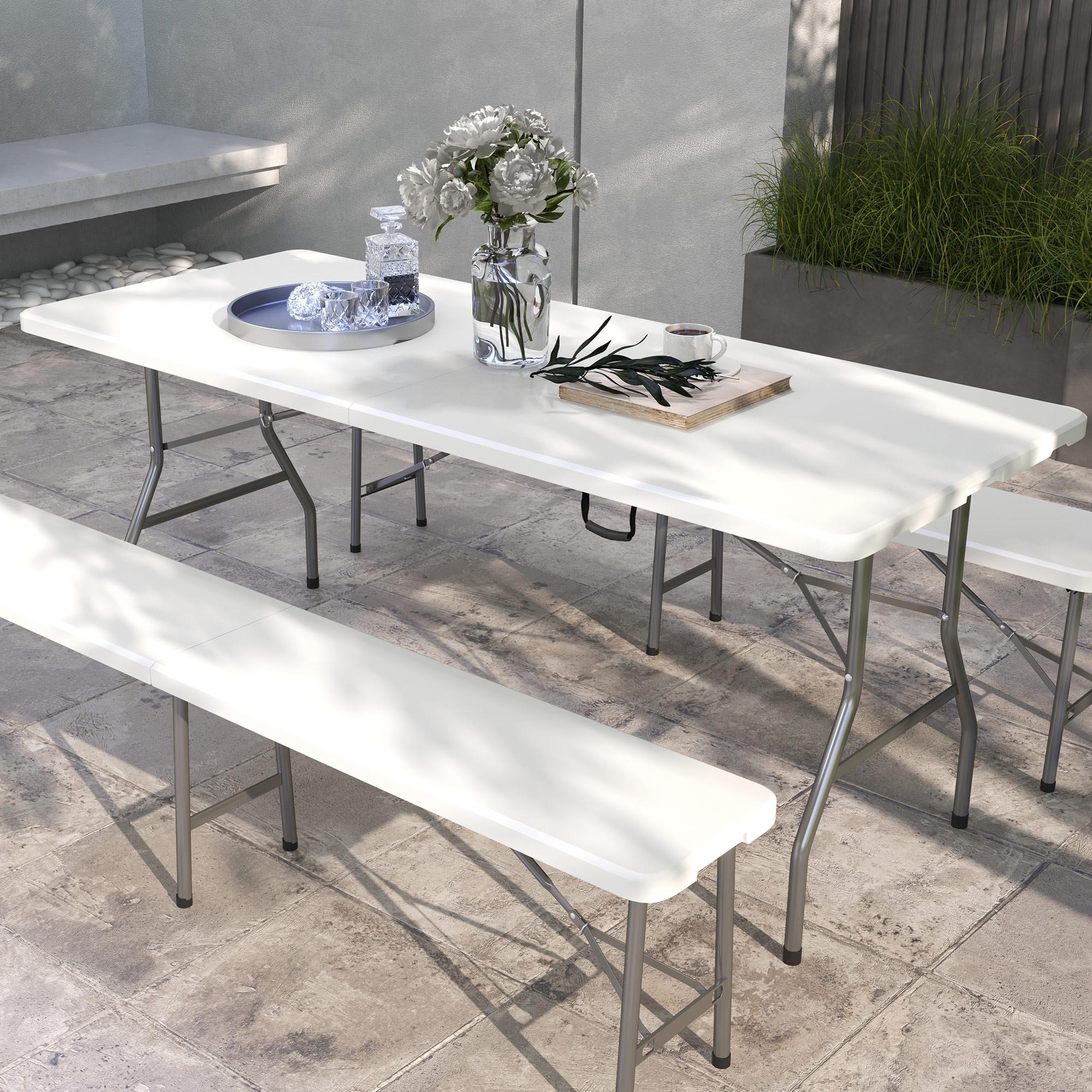 Outsunny Table de jardin  