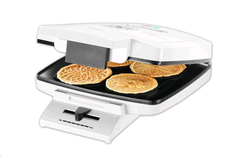 Trisa Electronics Trisa 7340.0245 - Bricelet Classique Brezeleisen, weiss  