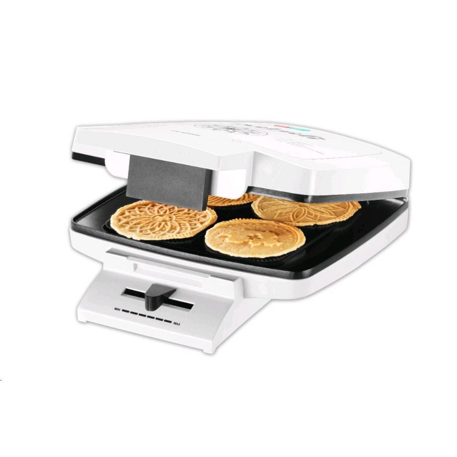 Trisa Electronics Trisa 7340.0245 - Bricelet Classique Brezeleisen, weiss  