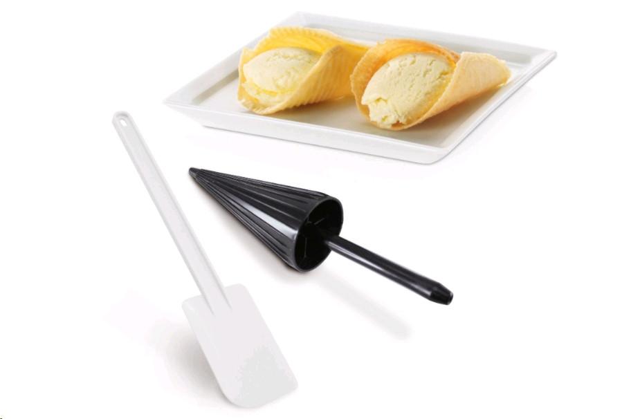 Trisa Electronics Trisa 7340.0245 - Bricelet Classique Brezeleisen, weiss  