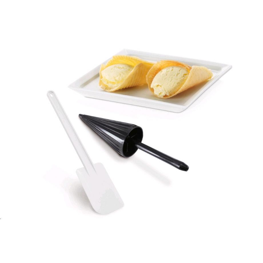 Trisa Electronics Trisa 7340.0245 - Bricelet Classique Brezeleisen, weiss  