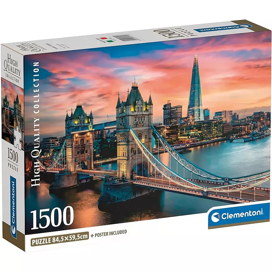 Clementoni High Quality Collection London Twilight Jigsaw puzzle 1500 pc(s) Landscape
