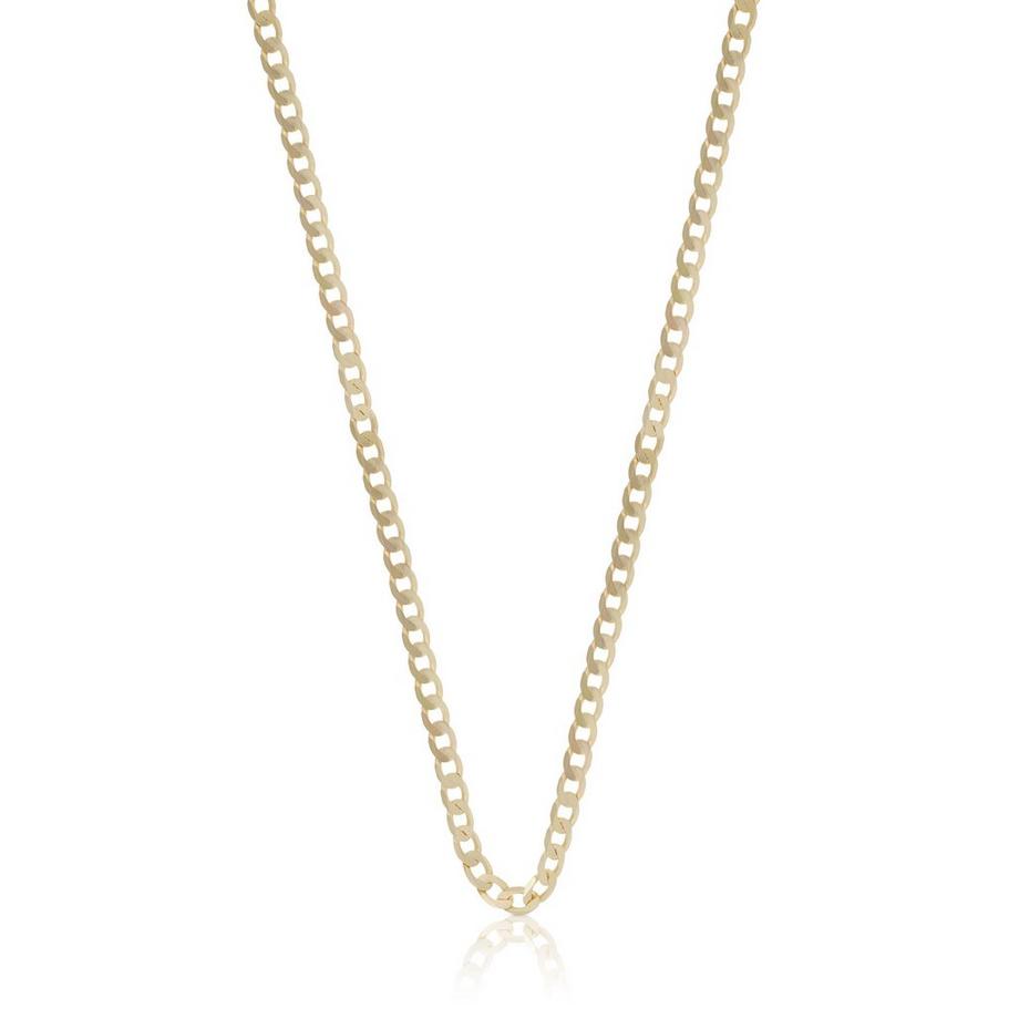 MUAU Schmuck  Collier Panzer Gelbgold 750, 3.1mm, 55cm 