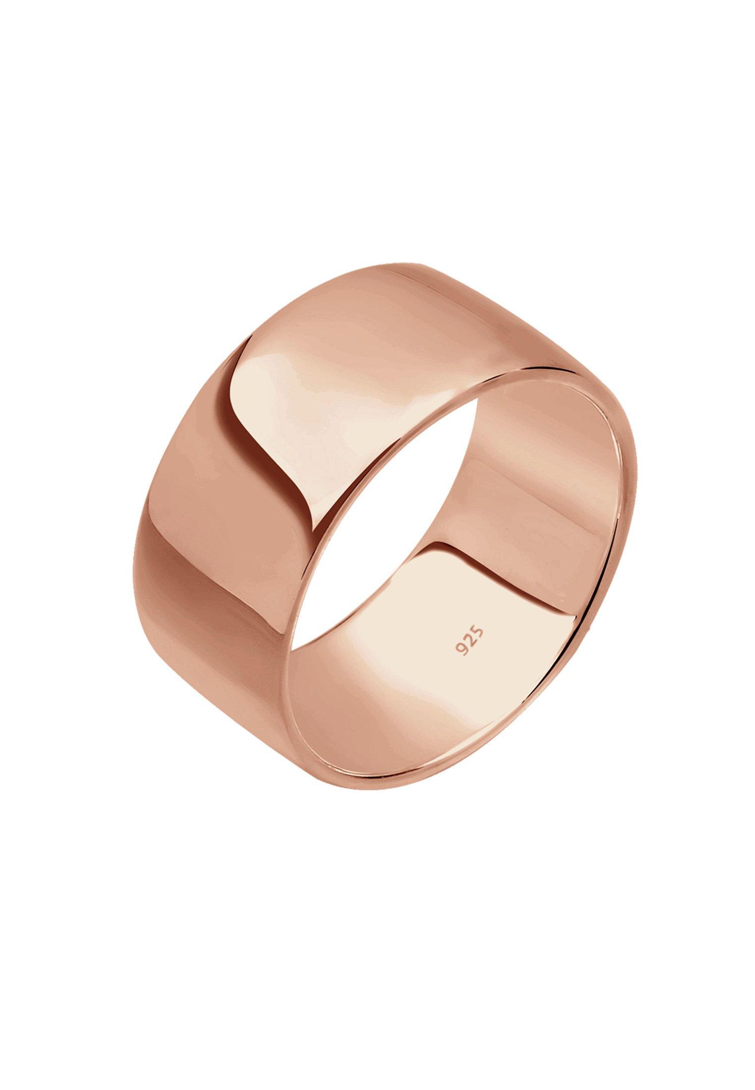 Image of Ring Basic Bandring Damen Goldrosa 50mm