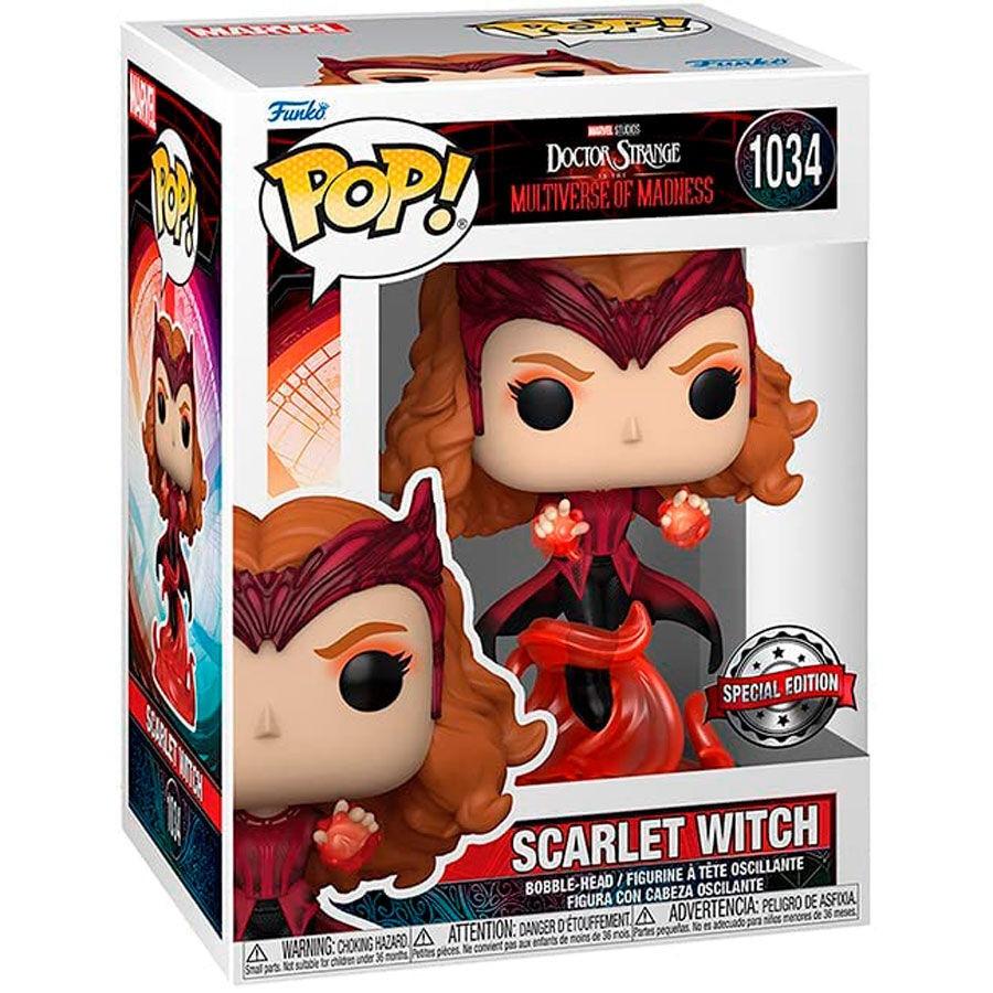 Funko  Figurine POP Marvel Doctor Strange Multiverse of Madness Scarlet Witch Exclusive 