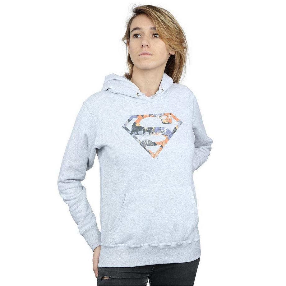 DC COMICS Superman Floral Logo Sweat à Capuche  