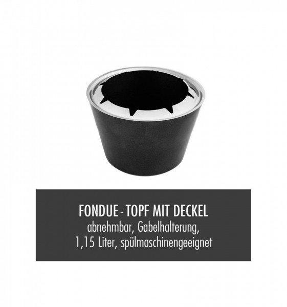 Image of Gastroback Raclette Fondue Set Family And Friends Unisex Schwarz