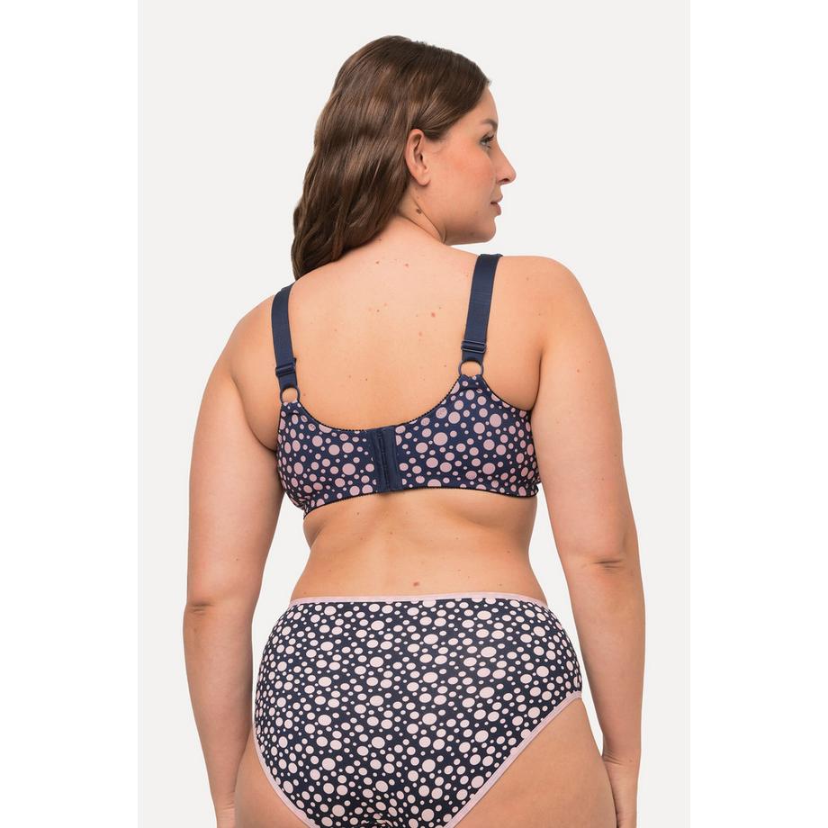 Ulla Popken Soutien-gorge de maintien à pois sans armatures  