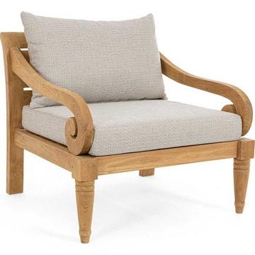 Fauteuil de jardin Karuba naturel