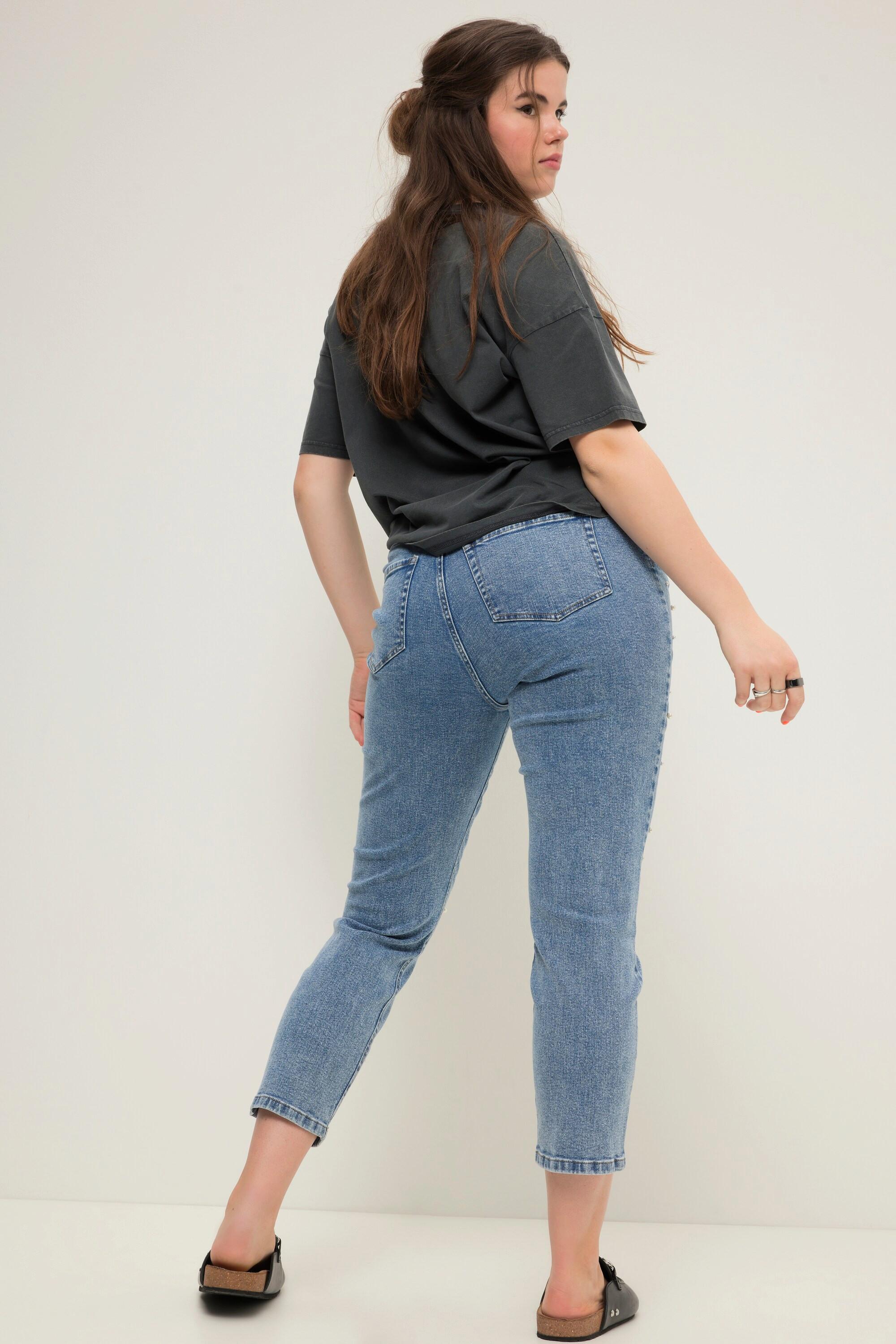 Studio Untold  Mom jeans con perline e cinque tasche 