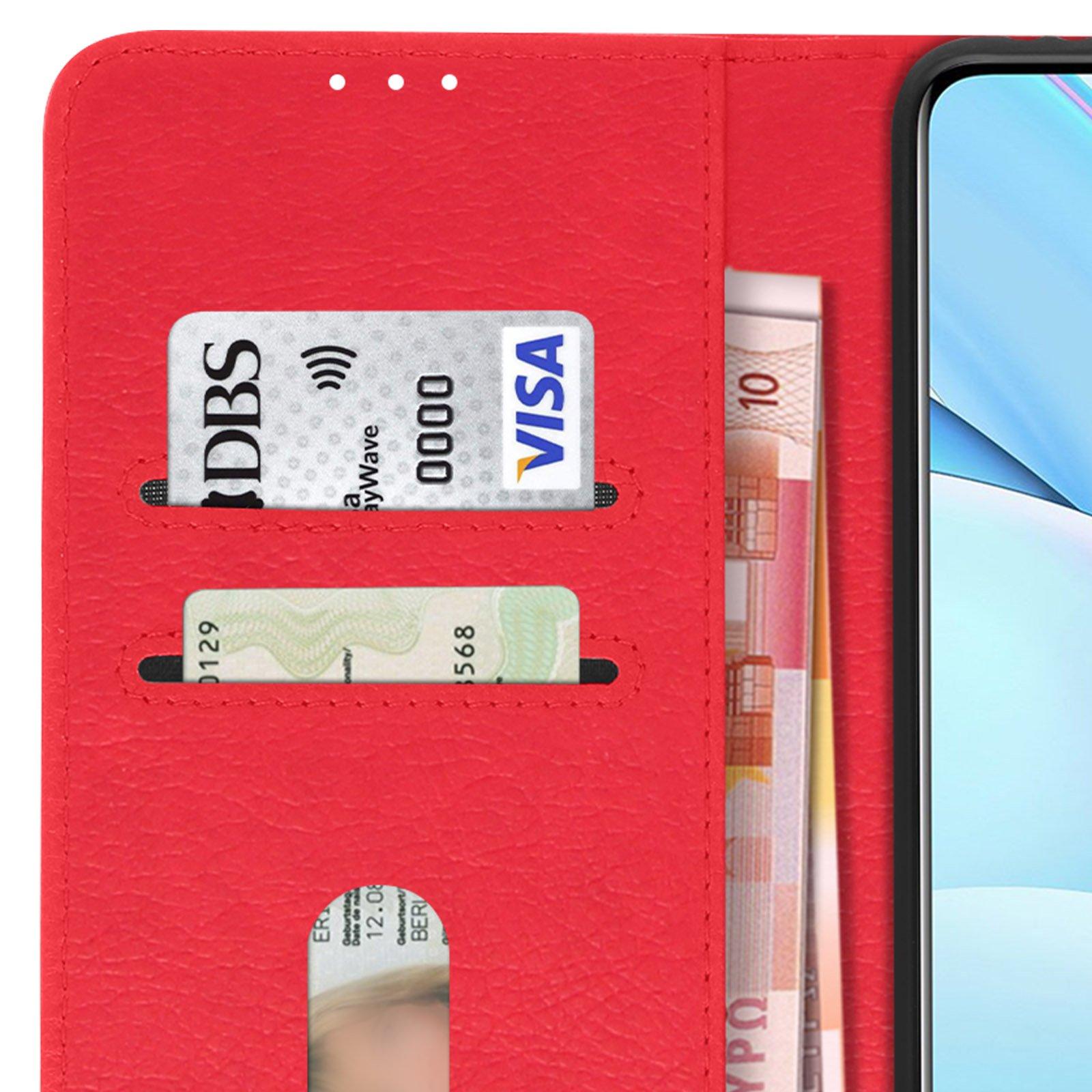 Avizar  Étui Folio Xiaomi Mi 10T Lite Rouge 