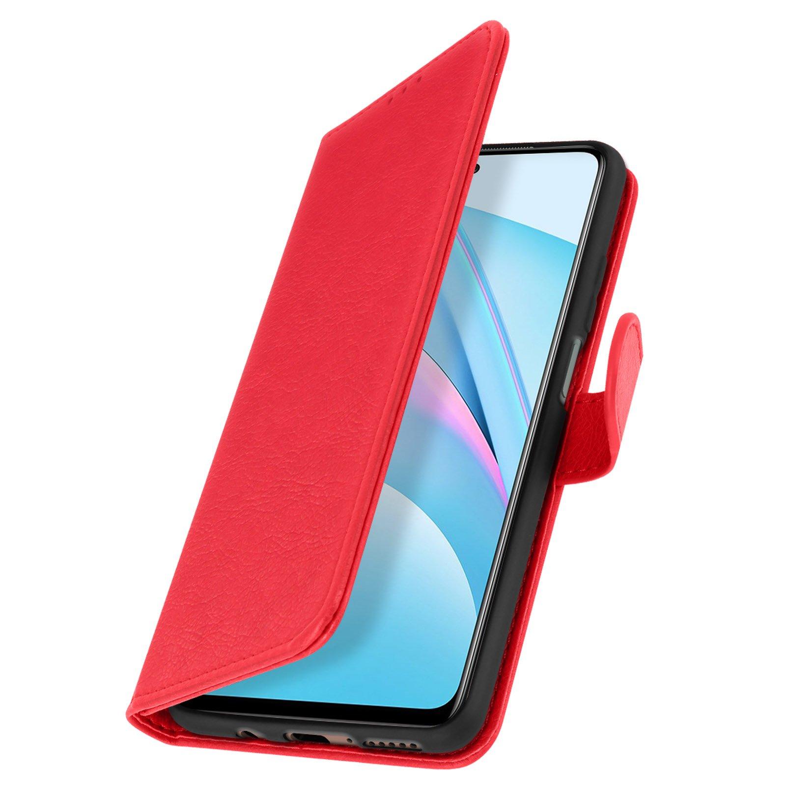 Avizar  Étui Folio Xiaomi Mi 10T Lite Rouge 