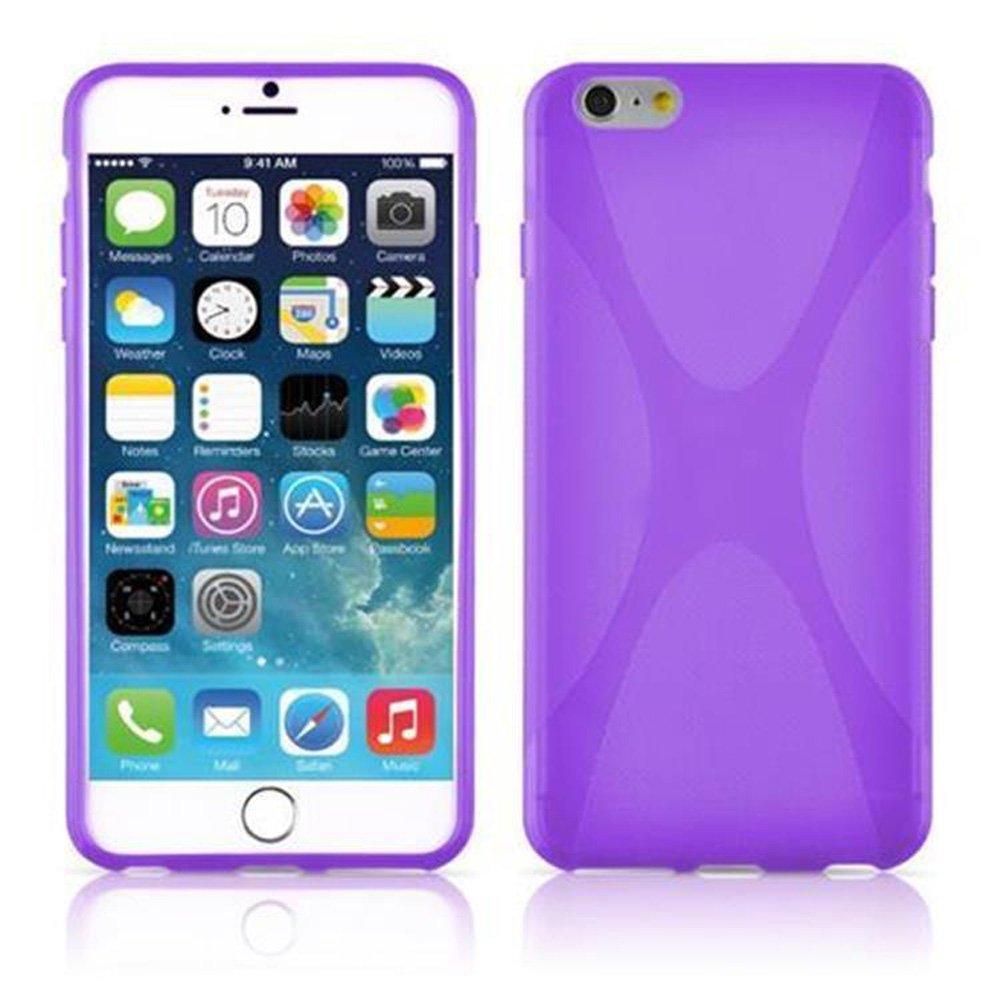 Cadorabo  Housse compatible avec Apple iPhone 6 PLUS / 6S PLUS - Coque de protection en silicone TPU flexible au design X-Line 