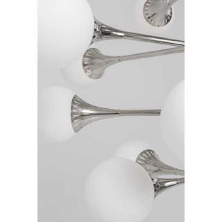 KARE Design Hängeleuchte Bulb Fiction 20 silber rund 102  